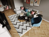 Modern Kilim Style Flat Woven Wool Rug