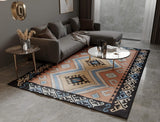 Geometrical Flat Woven Kilim Style Cotton Rug