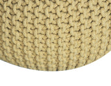 Cotton Bean Bag Pouf