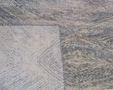 Modern Style Hand Knotted Wool Viscose Carpet