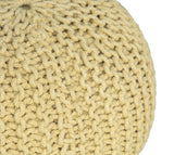 Cotton Bean Bag Pouf