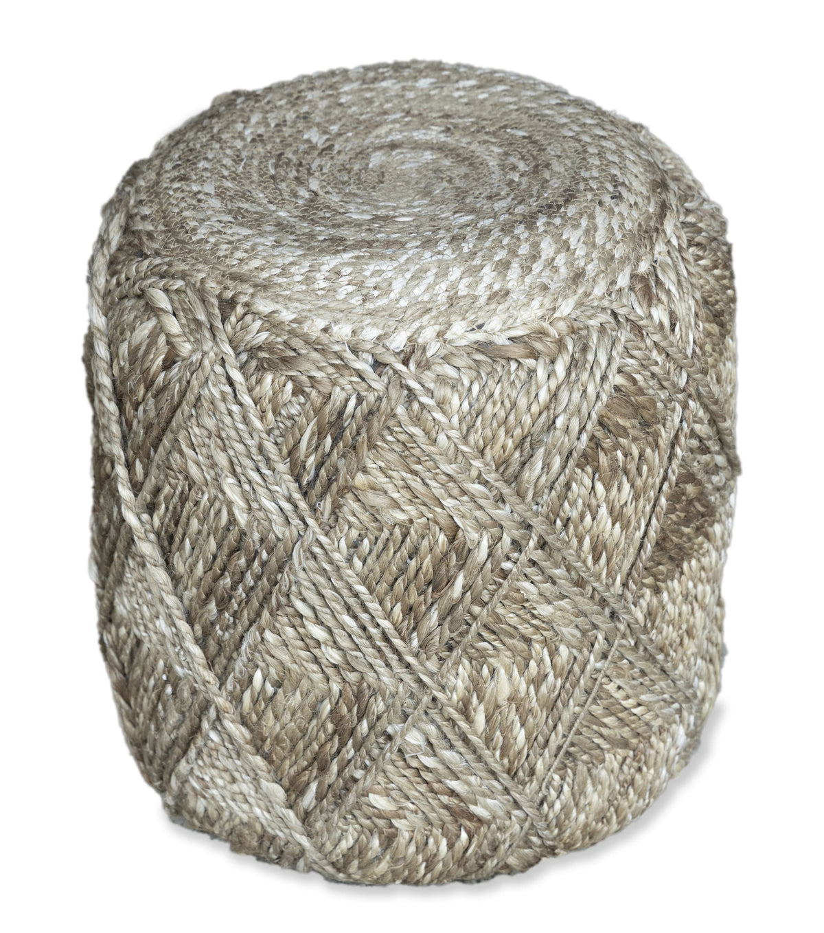 Jute Haven Pouf