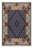 Geometrical Flat Woven Kilim Style Cotton Rug