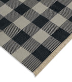 Geometrical Flat Woven Kilim Style Cotton Rug