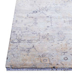 Modern Style Hand Knotted Wool Viscose Carpet