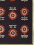 Modern Flower Style Flat Woven Cotton Rug