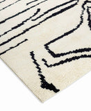 Elementry Geometrical Wool Hand Knotted Carpet