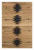 Geometrical Flat Woven Jute Rug