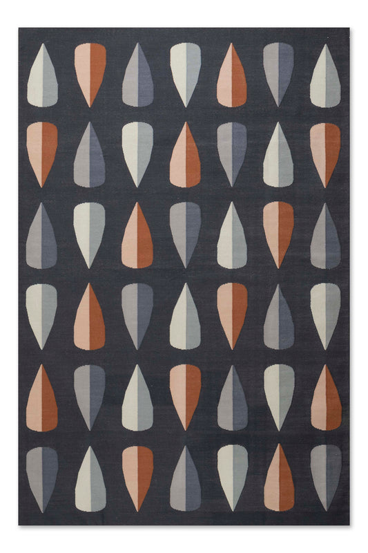 Mid-Century Flatwoven Rug