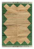 Geometrical Flat Woven Jute Rug