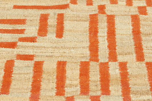 Kilim Style Hand Woven Jute Chenille Rug