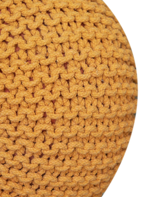 Cotton Bean Bag Pouf