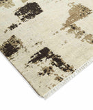 Elementry Abstract Wool Hand Knotted Carpet