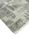 Elementry Abstract Wool Hand Knotted Carpet