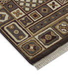 Hand Knotted Woollen Traditional Design Carpet