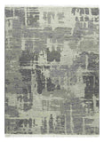 Elementry Abstract Wool Hand Knotted Carpet