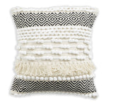 BOHO STYLE COTTON IVORY HAND WOVEN CUSHION