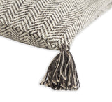 BOHO STYLE COTTON BROWN HAND WOVEN CUSHION