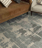 Elementry Abstract Wool Hand Knotted Carpet